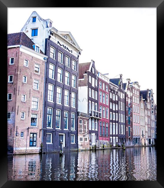 Amsterdam Canals Framed Print by Graham Custance