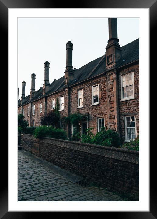 Vicars Close Wells  Framed Mounted Print by ROSS EMERY