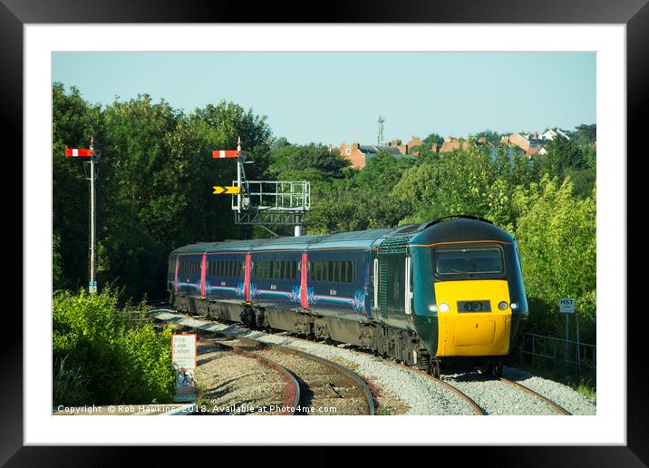 Worcester HST  Framed Mounted Print by Rob Hawkins