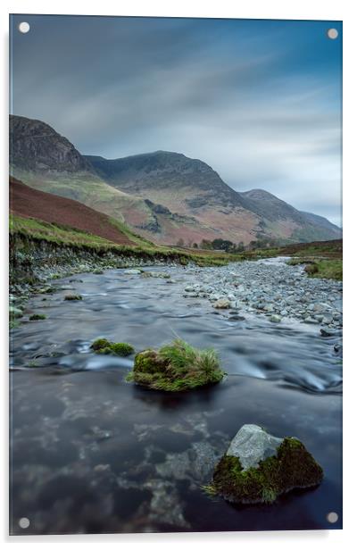 Gatesgarthdale Beck #4 Acrylic by Paul Andrews