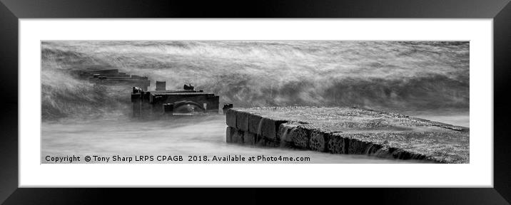 STORM WATER OUTFALL Framed Mounted Print by Tony Sharp LRPS CPAGB