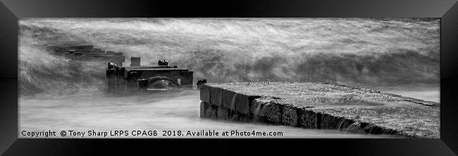 STORM WATER OUTFALL Framed Print by Tony Sharp LRPS CPAGB