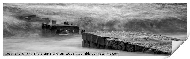 STORM WATER OUTFALL Print by Tony Sharp LRPS CPAGB