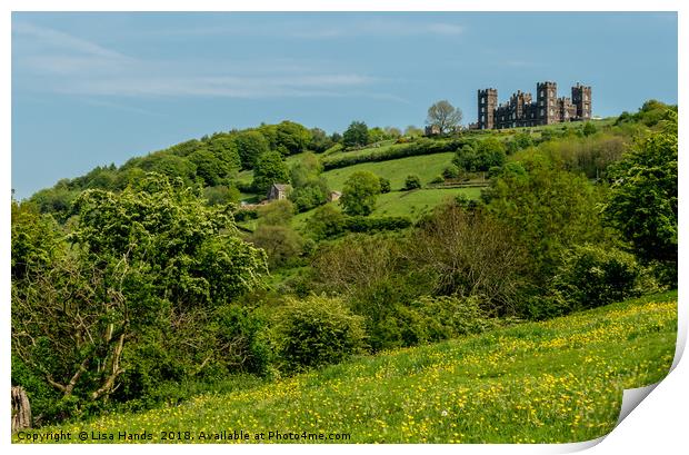 Riber Castle 2, Matlock, Derbyshire Print by Lisa Hands