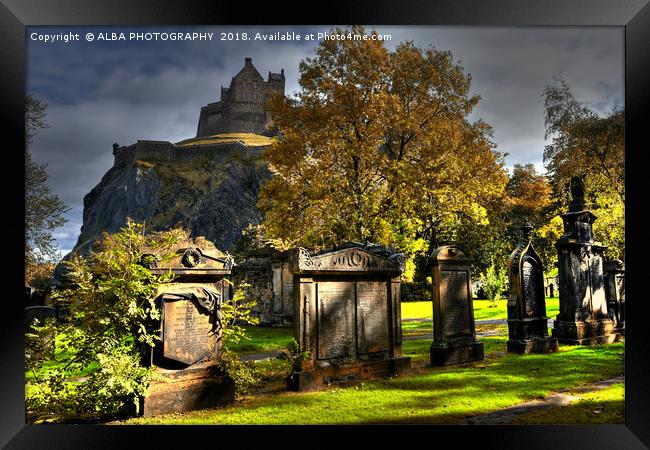 Edinburgh Castle, Scotland  Framed Print by ALBA PHOTOGRAPHY