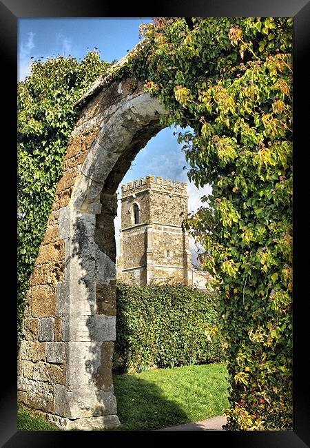 Arch Framed Church Framed Print by Nicola Clark