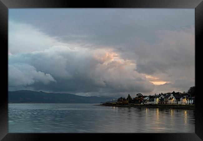 Sunset on Loch Fyne Framed Print by Rich Fotografi 