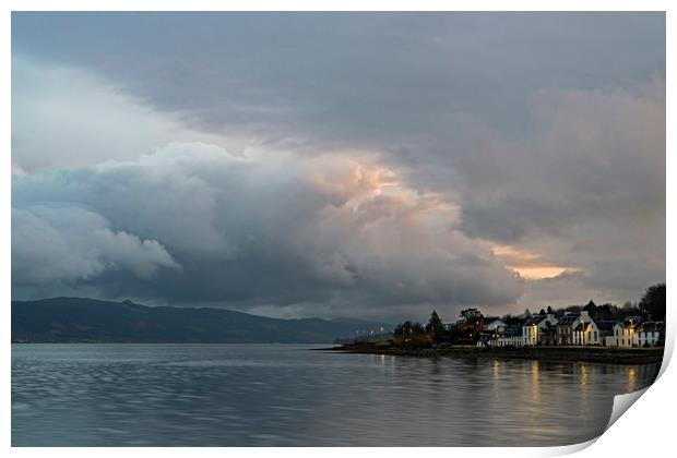 Sunset on Loch Fyne Print by Rich Fotografi 