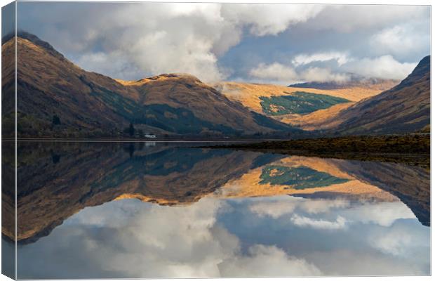 Reflections on Loch Fyne Canvas Print by Rich Fotografi 