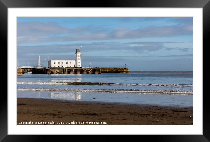 Scarborough Lighthouse 1 Framed Mounted Print by Lisa Hands