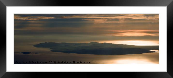 Mull of Kintyre  Framed Mounted Print by Ros Ambrose