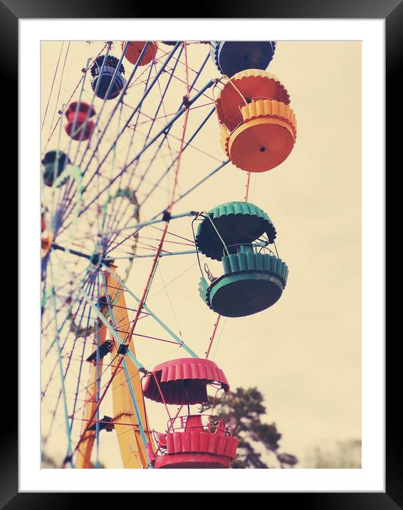 Carousel Framed Mounted Print by Larisa Siverina