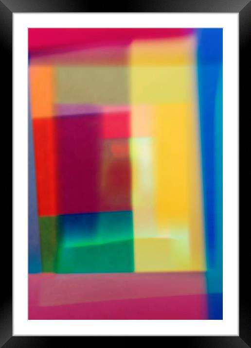 Colored blurred abstract background Framed Mounted Print by Larisa Siverina