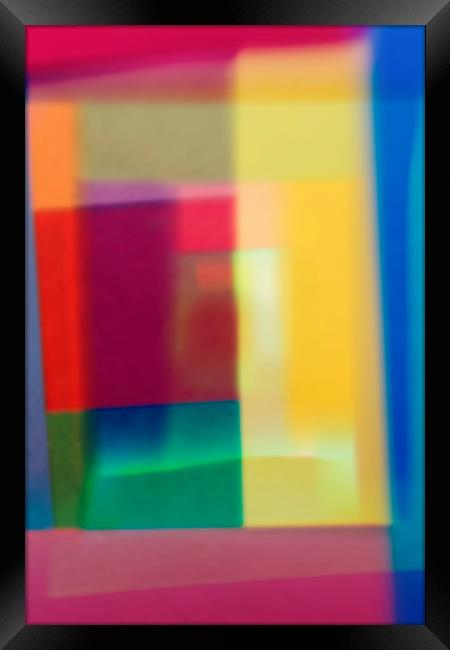 Colored blurred abstract background Framed Print by Larisa Siverina