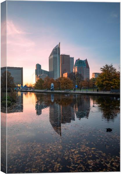 The Hague cityscape  Canvas Print by Ankor Light