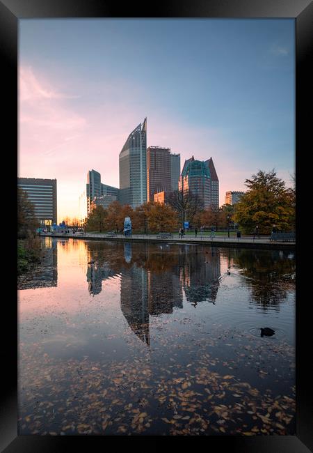 The Hague cityscape  Framed Print by Ankor Light