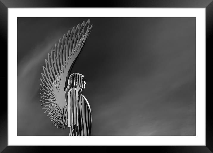 Ethereal Angel Framed Mounted Print by Steve Purnell