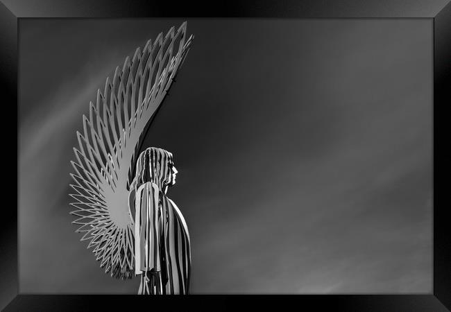 Ethereal Angel Framed Print by Steve Purnell