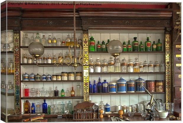 The Apothecary Shop Canvas Print by Robert Murray