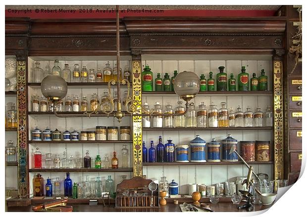 The Apothecary Shop Print by Robert Murray