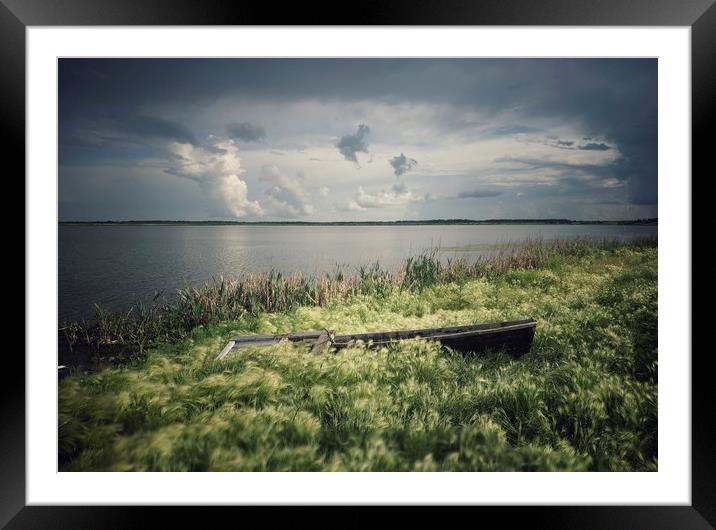 Old boat  Framed Mounted Print by Larisa Siverina