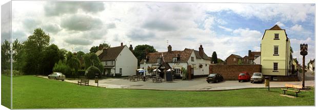 The Green Dragon, London Colney Canvas Print by graham young
