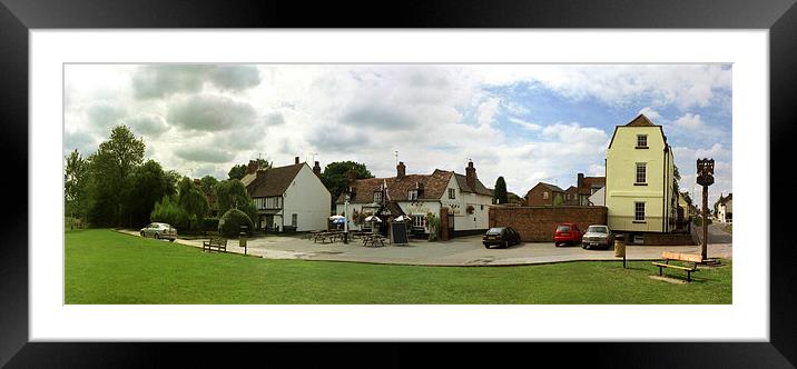 The Green Dragon, London Colney Framed Mounted Print by graham young