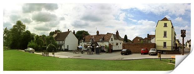 The Green Dragon, London Colney Print by graham young