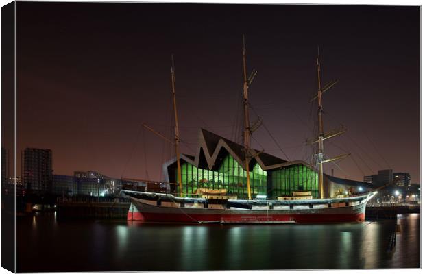 The Glenlee at Glasgow Canvas Print by JC studios LRPS ARPS