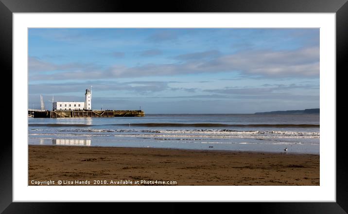 Scarborough Lighthouse 2 Framed Mounted Print by Lisa Hands