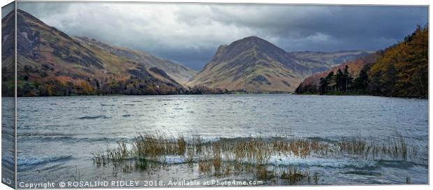 "Storm at the lake" Canvas Print by ROS RIDLEY