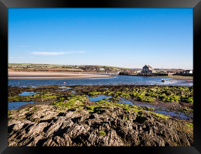 Newport  Beach and Estuary, Pembrokeshire. Framed Print by Colin Allen