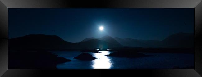 Moonlit Loch Framed Print by Billy Coupar