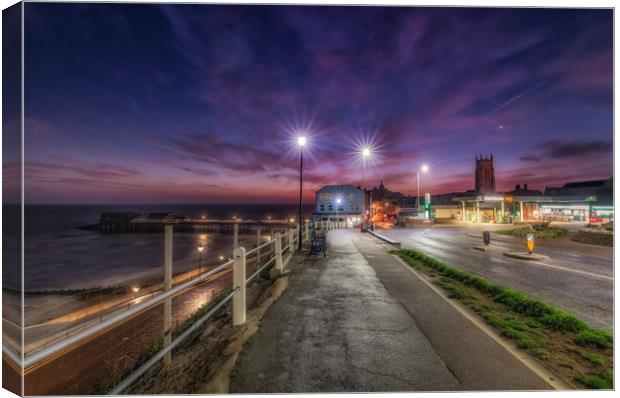 An hour before sunrise at Cromer Canvas Print by Gary Pearson