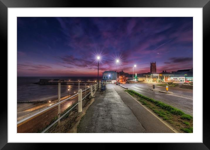 An hour before sunrise at Cromer Framed Mounted Print by Gary Pearson