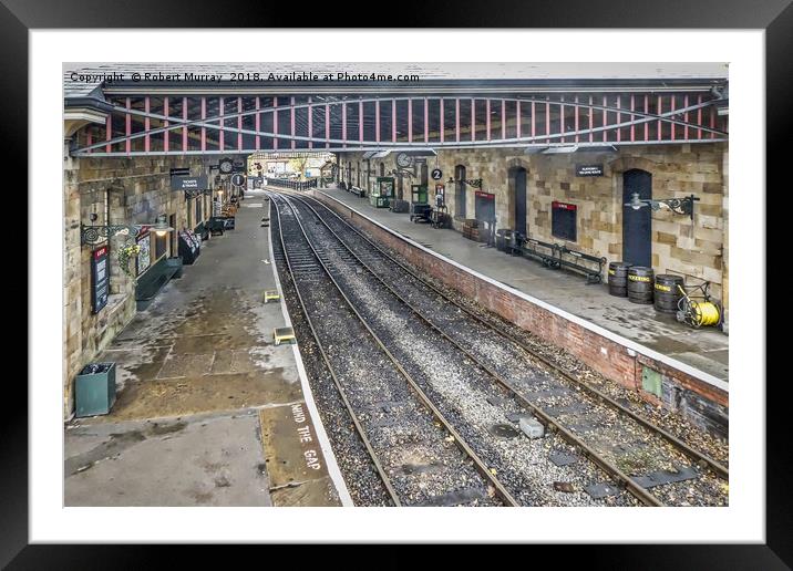 Pickering Station Framed Mounted Print by Robert Murray