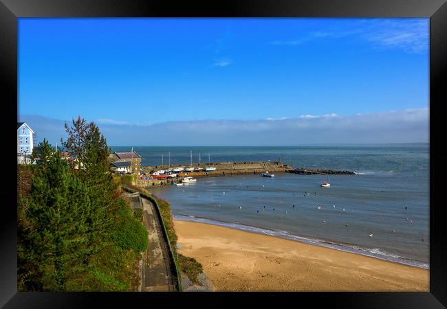 Newquay, Ceredigion, Wales, UK Framed Print by Mark Llewellyn