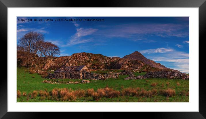 Mountain Ruins Framed Mounted Print by Lee Sutton