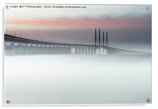 Mist over the Oresund Acrylic by K7 Photography
