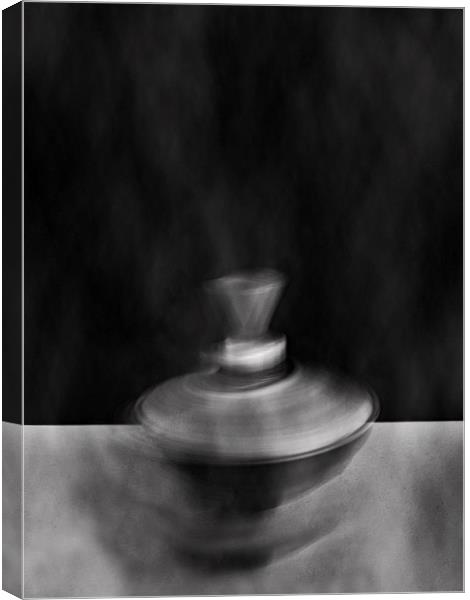 Smoking Spinning Top Canvas Print by Neil Greenhalgh