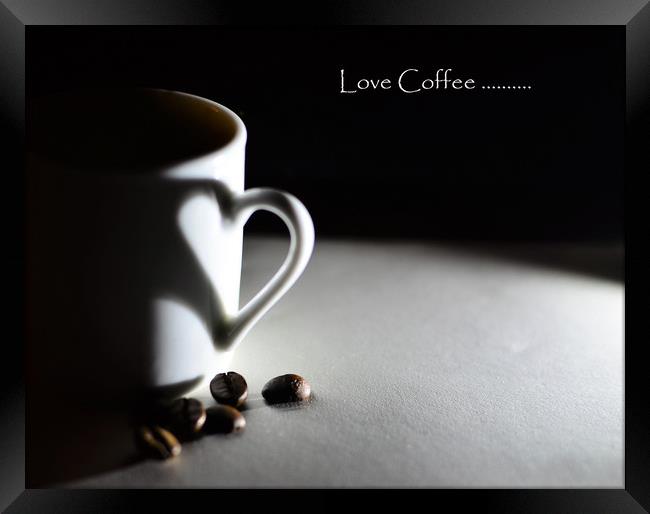 Love Coffee Framed Print by Neil Greenhalgh