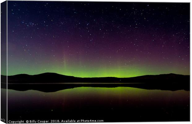Aurora reflections Canvas Print by Billy Coupar