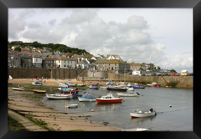 View of Mousehole, Cornwall Framed Print by Nathalie Hales