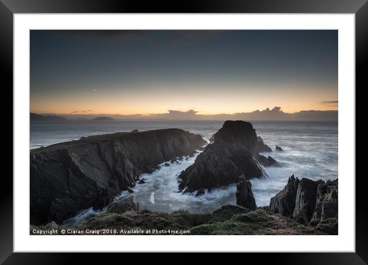 The Blue Hour  Framed Mounted Print by Ciaran Craig