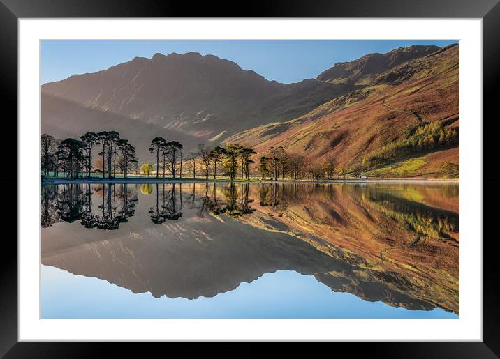Buttermere Sunbeams Framed Mounted Print by Paul Andrews