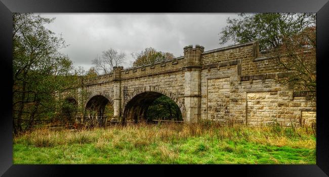 The Nidd Aquaduct               Framed Print by Diana Mower