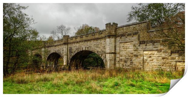 The Nidd Aquaduct               Print by Diana Mower