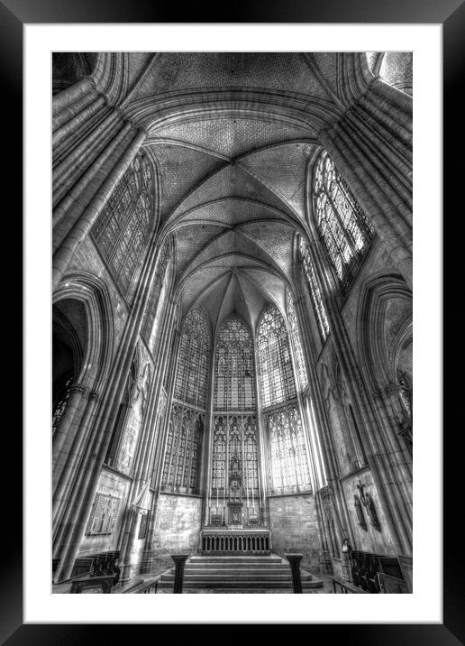 Troyes Cathedral  Framed Mounted Print by David Pyatt