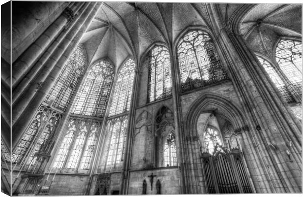 Troyes Cathedral  Canvas Print by David Pyatt