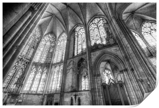 Troyes Cathedral  Print by David Pyatt